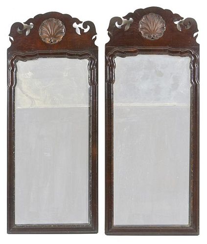 PAIR OF 19TH C QUEEN ANNE MAHOGANY