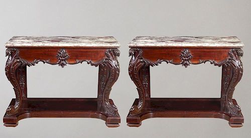 19TH C CHINESE EXPORT CONSOLE TABLESA 38239d