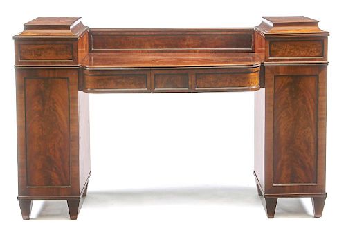 19TH C WILLIAM IV MAHOGANY SIDEBOARD19th 3823ad