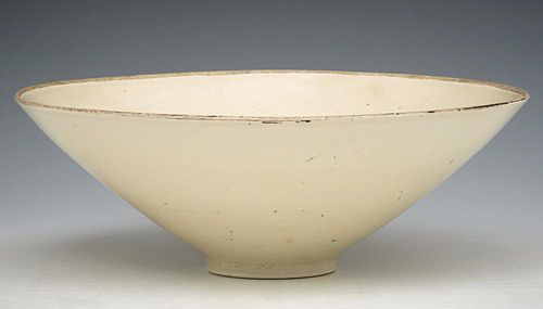 CHINESE LARGE TING CONICAL BOWL