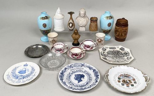 COLLECTION OF QUEEN VICTORIA MEMORABILIAcomprising 382480