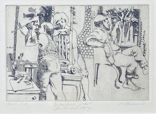 ITCHKAWICH ETCHING IN THE ARTIST S 3824a2