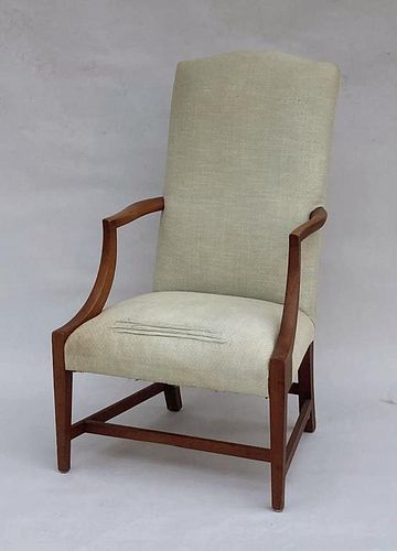 CT UPHOLSTERED MAHOGANY LOLLING