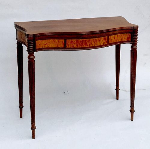 BOSTON FEDERAL INLAID MAHOGANY 382612