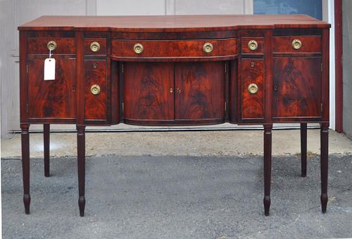 NY SHERATON MAHOGANY SIDEBOARD, SCHOOL