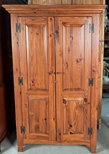 REPRODUCTION COUNTRY PINE TWO DOOR