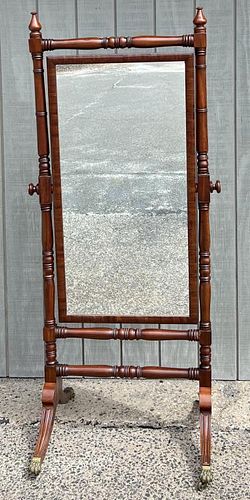 REGENCY MAHOGANY TRESTLE BASE CHEVAL 382643