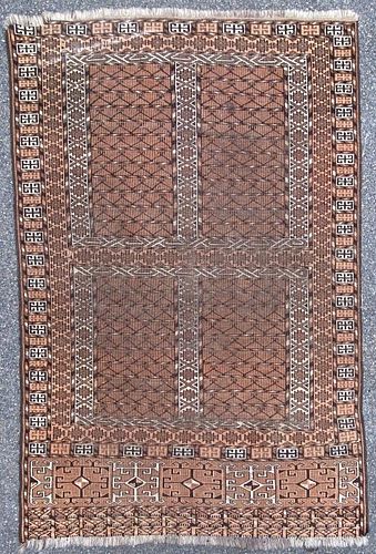 TURKOMAN RUG4' 1 1/4".wide, 6'