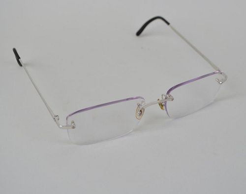 CARTIER TITANIUM RIMLESS GLASSESwith 3826c4