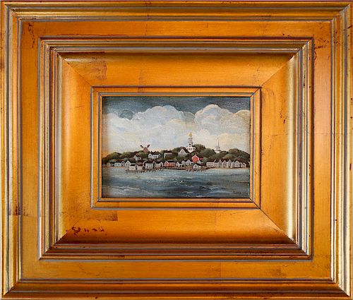 JEAN E. PETTY OIL ON CANVAS "NANTUCKET