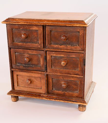 MINIATURE CHEST OF 6 DRAWERSMiniature 38000e