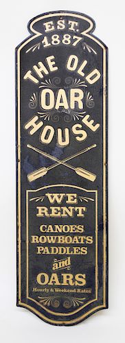 ANTIQUE SIGN "THE OLD OAR HOUSE