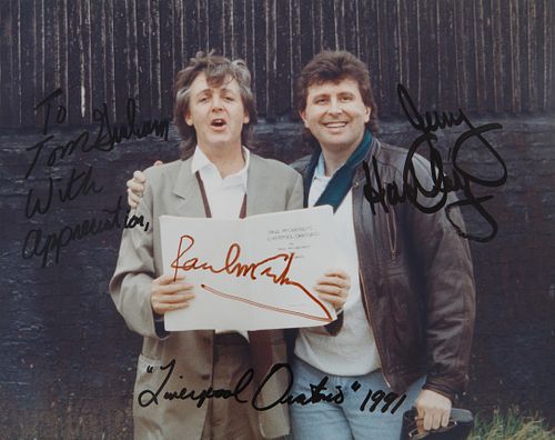 PAUL MCCARTNEY SIGNED AND DEDICATED 3801a9