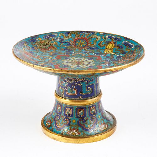CHINESE IMPERIAL MID-QING CLOISONNE