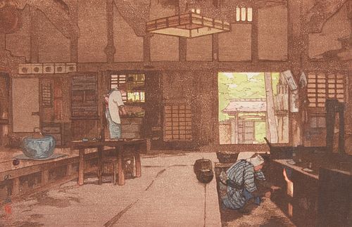 HIROSHI YOSHIDA "FARM HOUSE" JAPANESE