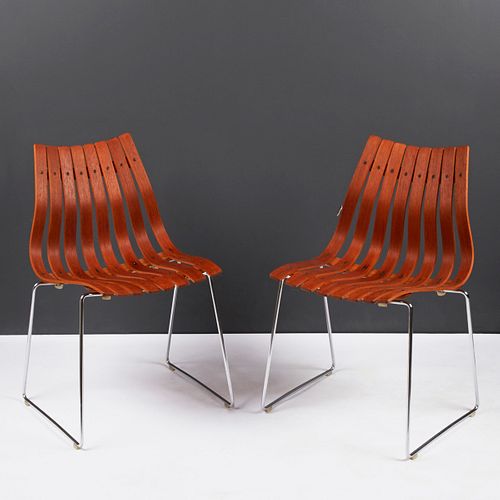 PAIR HANS BRATTRUD MIDCENTURY SCANDIA