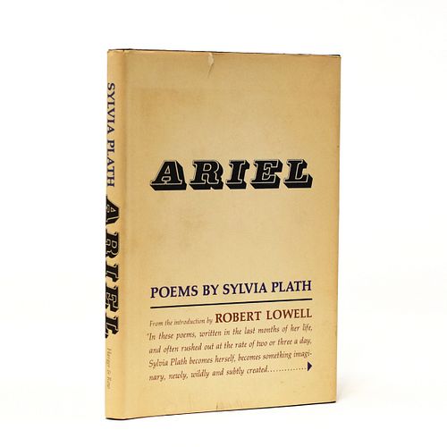 SYLVIA PLATH "ARIEL" 1966 1ST AMERICAN