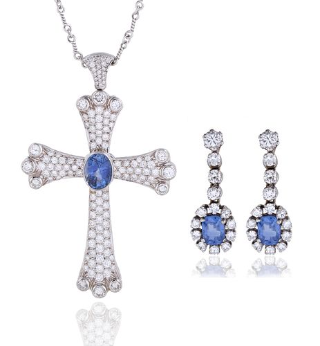 [ARMENIAN] ITALIAN DIAMOND AND SAPPHIRE