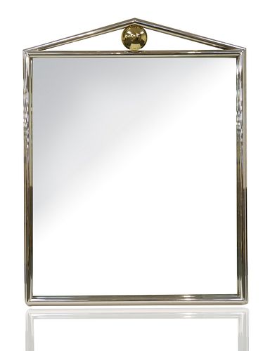 LARGE ART DECO CHROME AND BRASS 380338