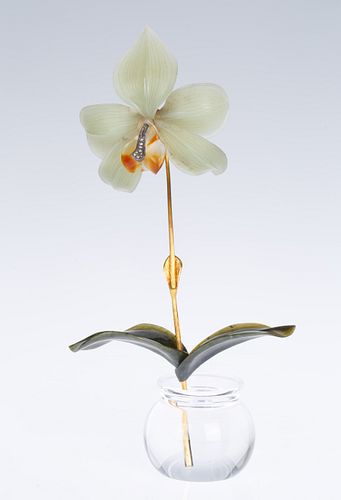 A FABERGE-STYLE 'LILY' STUDYset