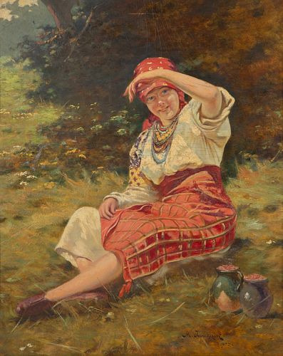 MIKOLAI IWASIUK (UKRAINIAN 1865-1930)MIKOLAI