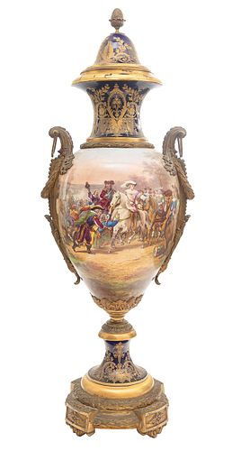 A MONUMENTAL FRENCH SEVRES STYLE 3805e3