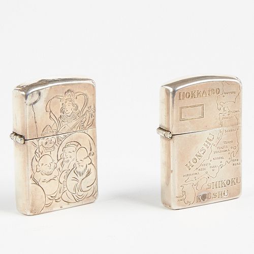 GRP STERLING SILVER ZIPPO LIGHTERS 38060e