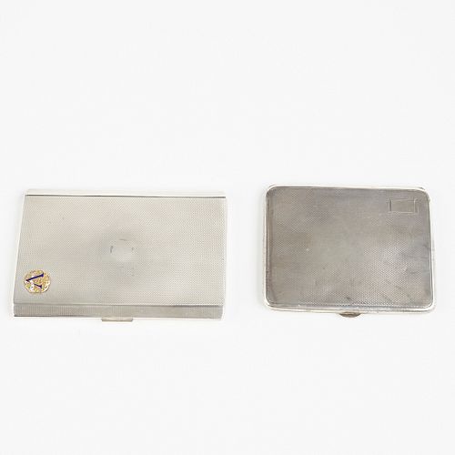 GRP: STERLING SILVER CIGARETTE CASES