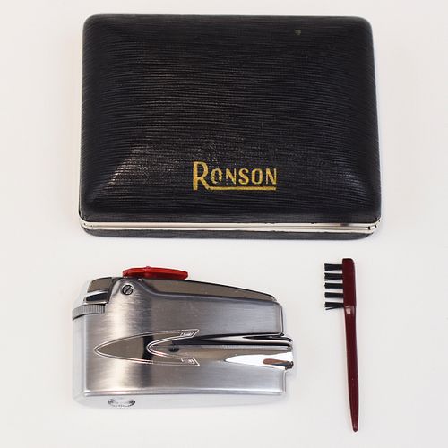 RONSON VARAFLAME LIGHTER NEW OLD 3806a5