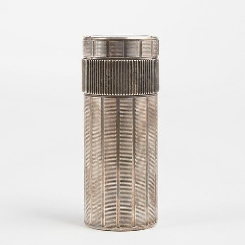 S T DUPONT CYLINDER SILVER PLATED 3806fe