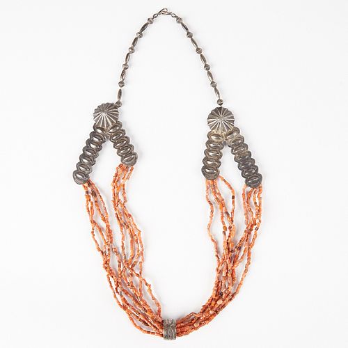 SOUTHWEST NATIVE AMERICAN SILVER & CORAL