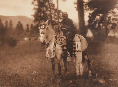 EDWARD CURTIS "FLATHEAD HORSE TRAPPINGS"