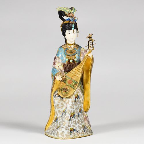 20TH C. CHINESE CLOISONNE WOMAN