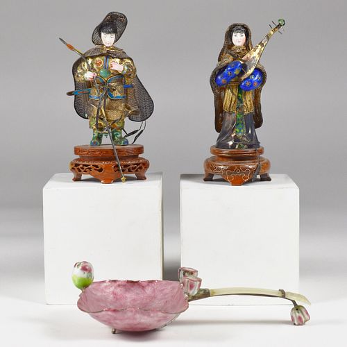 GRP: 3 20TH C. CHINESE ENAMEL &