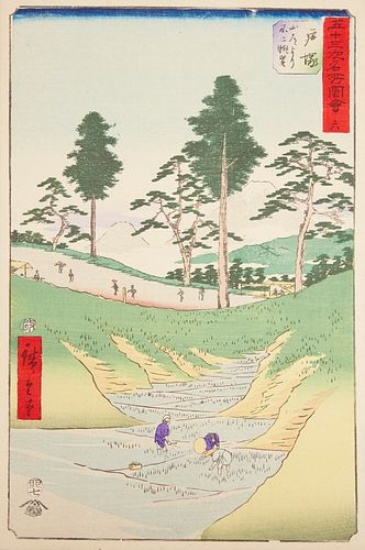 UTAGAWA HIROSHIGE "TOTSUKA - TOKAIDO"