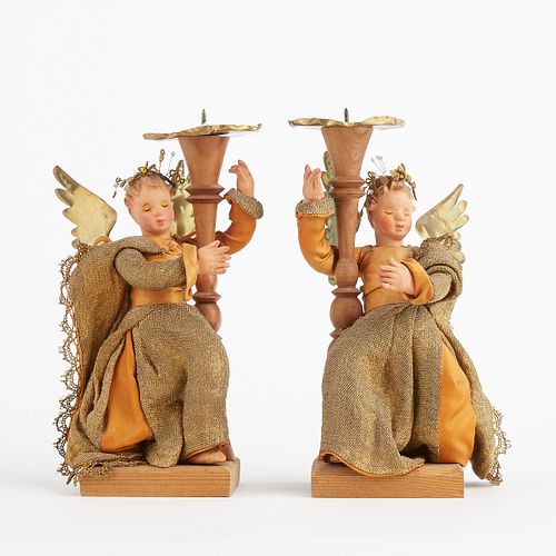 PAIR OF ART DECO GERMAN ANNA FEHRLE 3809af