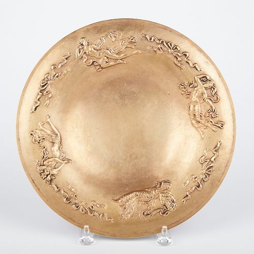 ART DECO BRONZE FOUR SEASONS BOWLBronze 3809c2