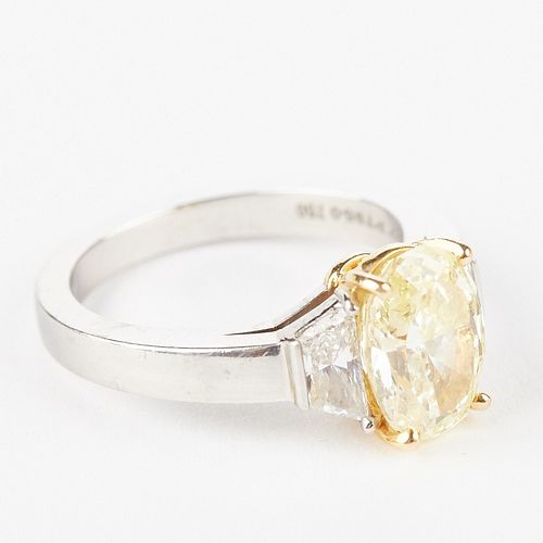 CARTIER NATURAL FANCY YELLOW DIAMOND 380a6a