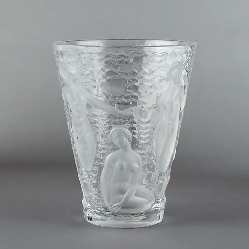 LALIQUE ODINES GLASS CRYSTAL VASELalique,