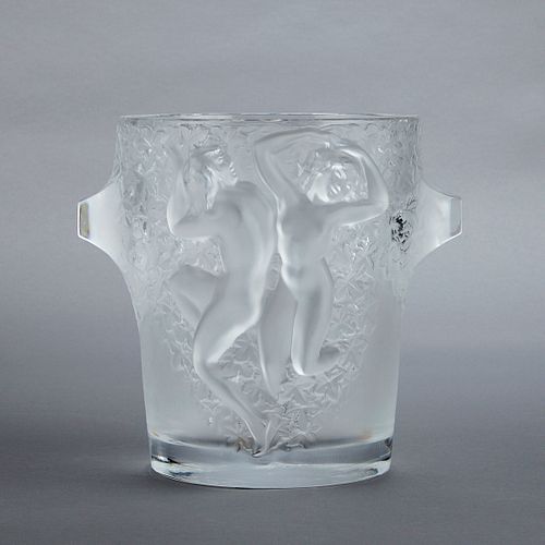 LALIQUE CRYSTAL GANYMEDE CHAMPAGNE COOLERLalique,