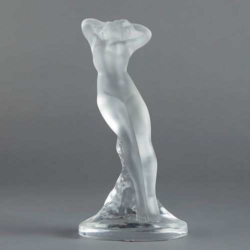 LALIQUE DANSEUSE FIGURAL NUDE GLASS 380ab4