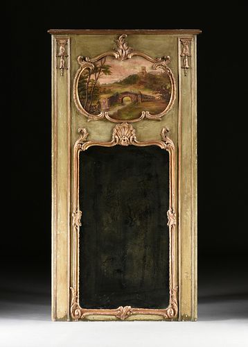 A FRENCH LOUIS XV STYLE GILT AND