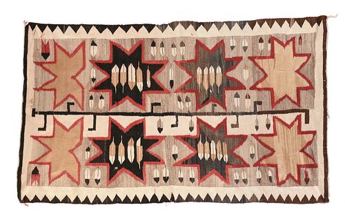 A DINÉ/NAVAJO PICTORIAL RUG WEAVING,