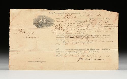 A REPUBLIC OF TEXAS BILL OF LADING 380e13