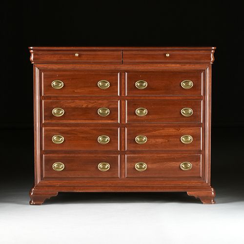 A CHIPPENDALE STYLE MAHOGANY DRESSER,
