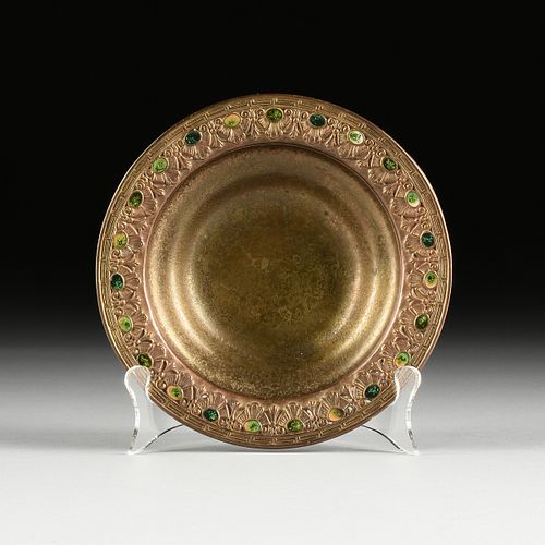 A LOUIS COMFORT TIFFANY GILT AND
