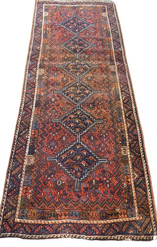 ANTIQUE SHIRAZ RUGAntique Southwest 3836d3