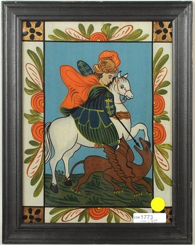 GERMAN ICON ST GEORGE THE DRAGONGerman 3836e5