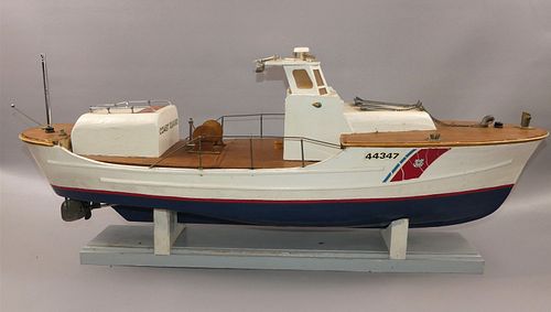 ELECTRIC COAST GUARD BOATOld wood