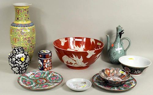 GROUP ASIAN PORCELAIN ITEMSGroup